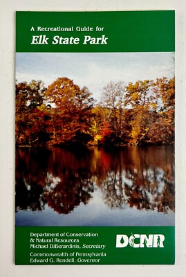 2003 Elk State Park Wilcox Pennsylvania Vintage Travel Brochure Guide Map DCNR