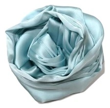 Silk Feel Long Satin Patterned & Solid Color Scarves for Women in Gift Box So...
