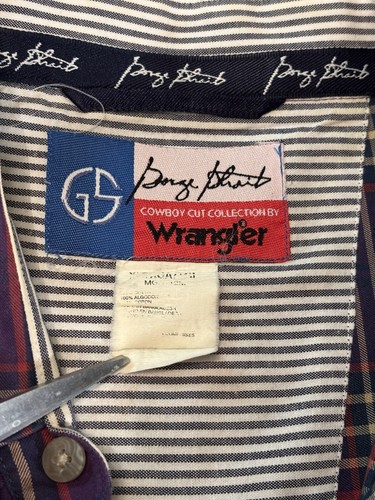 George Strait Cowboy Cut Wrangler Button Up Extra Large Tall Western Shirt - Picture 18 of 19