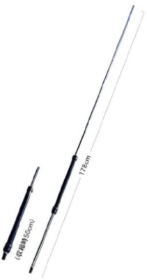 DIAMOND 7〜50Mスクリュードライバ―型アンテナRHM8B美品 Diamond 7-50MHz Band Handy Antenna Connector BNC-P RHM8B From
