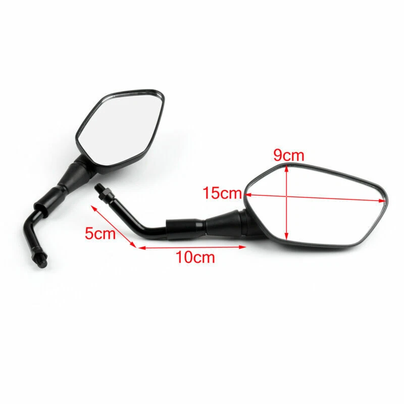 10mm Pair Rearview Mirror For Honda NC700/NC750 12-16 CB1000R CRF1000L 2016 WY - Изображение 3 из 4