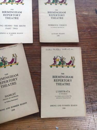 Job Lot Of Vintage 1920s To 70s Birmingham Theatre Programs - Picture 9 of 10