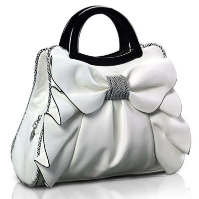 2020 concepteur femmes fendu en cuir sacs à main ruché fleurs point Bow femmes