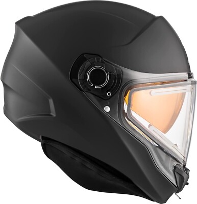 CKX Contact Snow Helmet w/Electric Shield (Matte Black, Small)