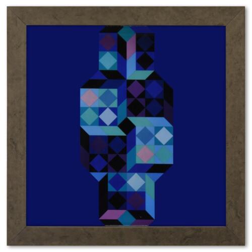 Victor Vasarely Tridim - G De La Série Hommage Ein L'Hexagone Gerahmt, Loa - Bild 1 von 1