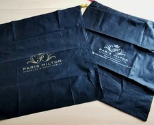 # 94 Paris Hilton, 2 x Beutel f&uuml;r Handbags, Gaze, schwarz