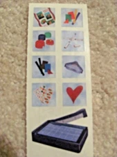 CREATIVE MEMORIES SCRAPBOOKERS DIE CUT SHAPE STICKERS