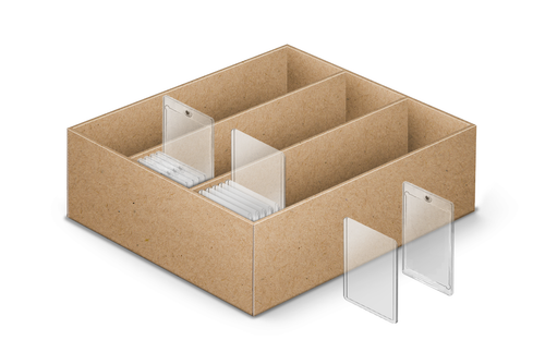 TCG storage box for Trading & Sports cards in Top Loaders BulkBox Set of 3 boxes - Picture 3 of 12