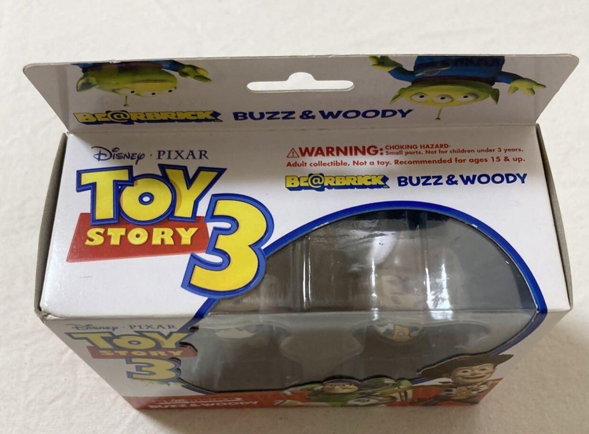 BE@RBRICK Bearbrick Toy Story 100% Set Woody Buzz Medicom Toy