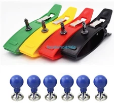 1setUniversal ECG EKG Electrode Adapter Limb 4pcs Suction Cup 6pcs Nickle Plated