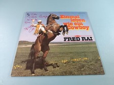 Fred Rai - Einmal Leben wie ein Cowboy - 12" Vinyl LP Schallplatte signiert