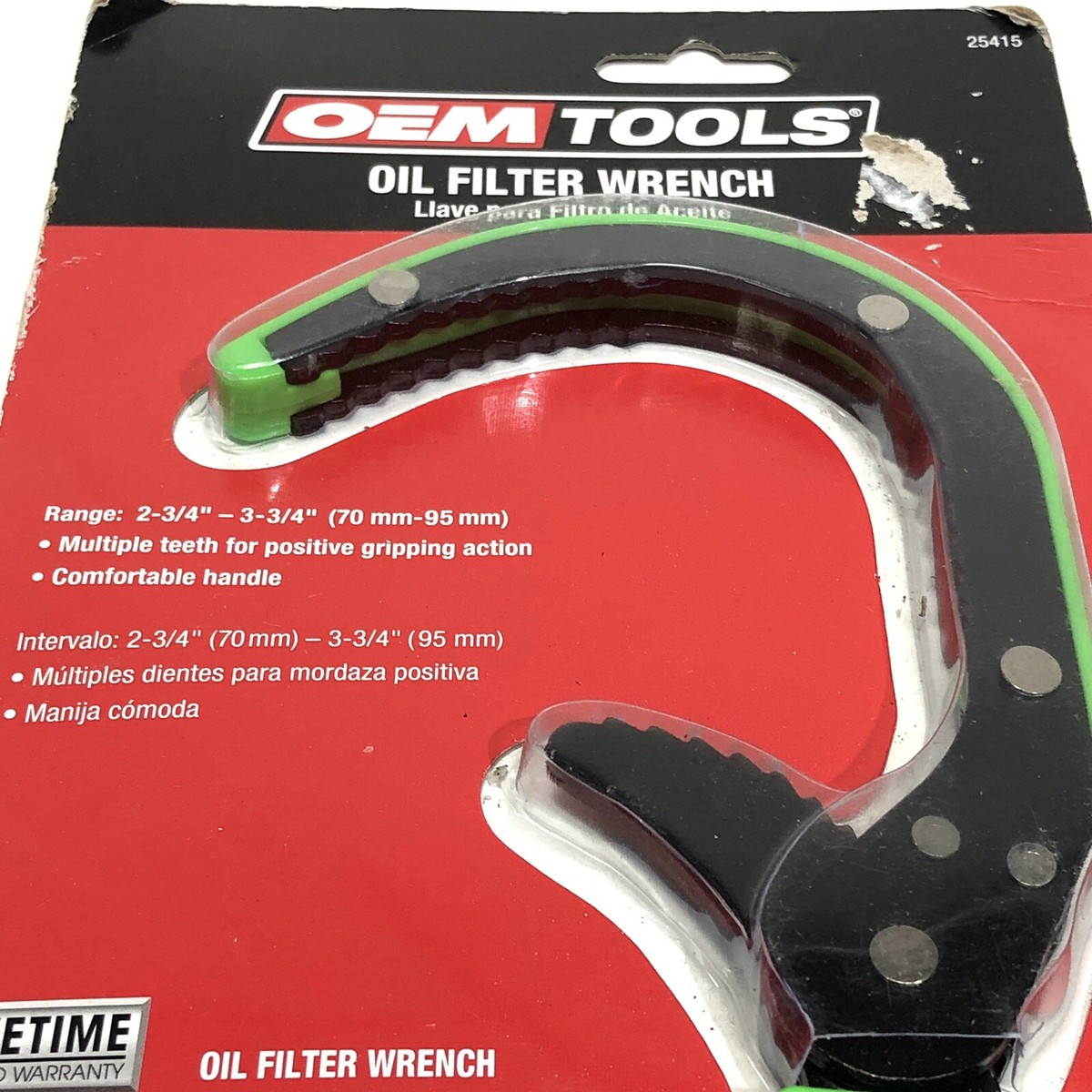 その他 K NEW OEMTOOLS 25415 2-1/2 Inch to 4-1/2 Inch Jaws Style Oil Filter