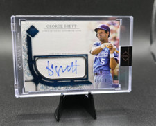 🔥 2024 Topps Transcendent George Brett Blue Game Used Patch Auto Royals /10 🔥