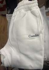 Comfrt  Cloud Sweatpants Snow (White) Size S Unisex Brand New! Never Tried On!
