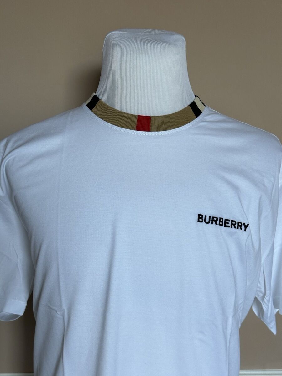 Burberry Jayson White Cotton T-shirt XS (Oversized) 8078115 Burberry Jayson White Cotton T-shirt XS (Oversized) 8078115
