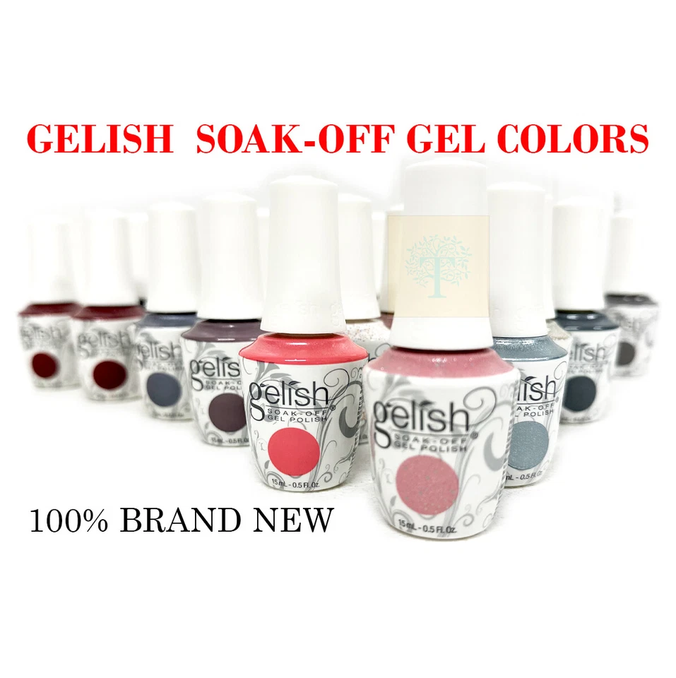Gelish Soak-Off Gel Esmalte 0.5oz/ea BOTELLA NUEVA - Nuevo Actualizado Best Seller Foto 2 de 2