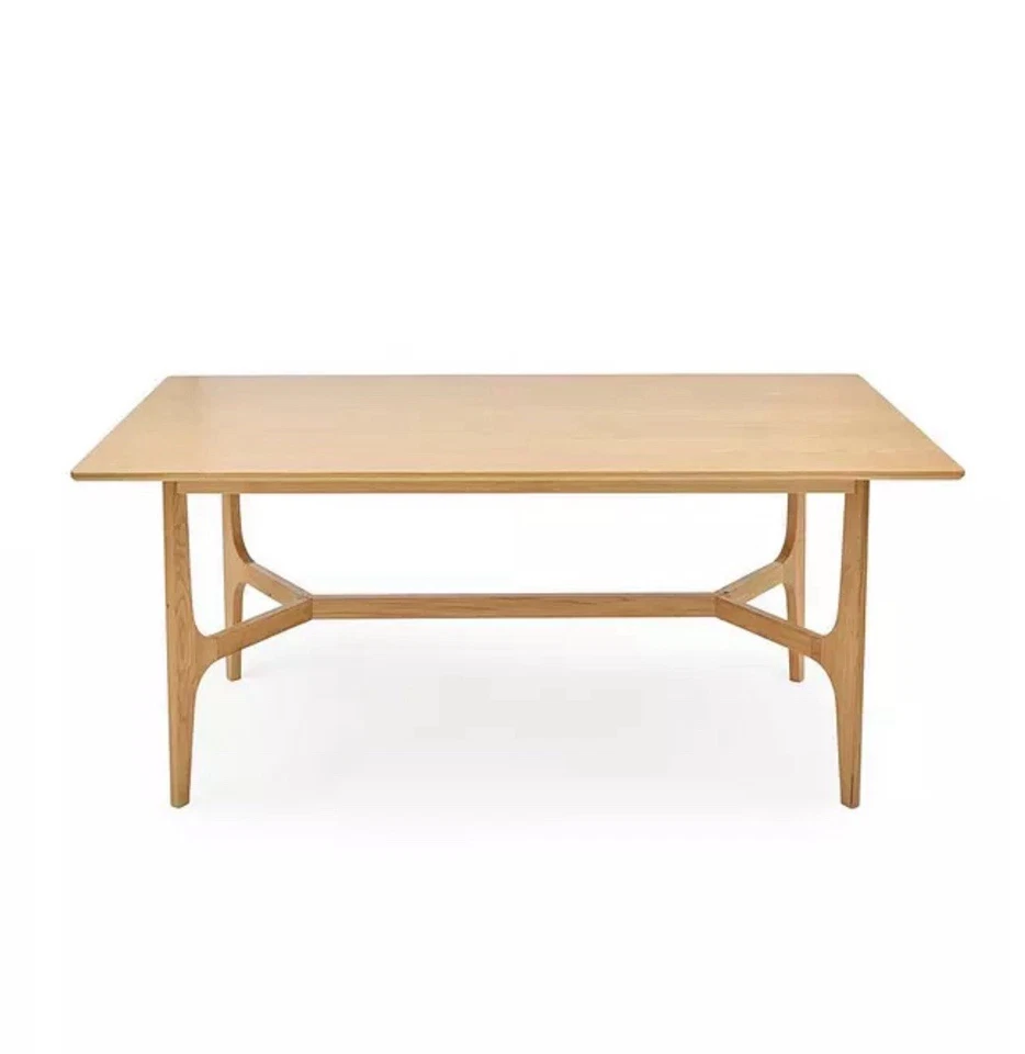 CLEARANCE SALE Oak dining table and 4 chairs ex display perfect condition  - Image 4 of 4