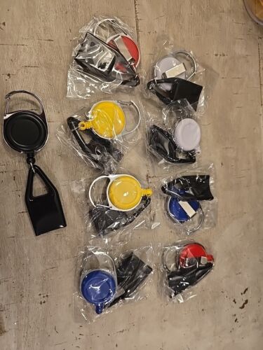 9 Retractable Keychain Portable Lighter Holder