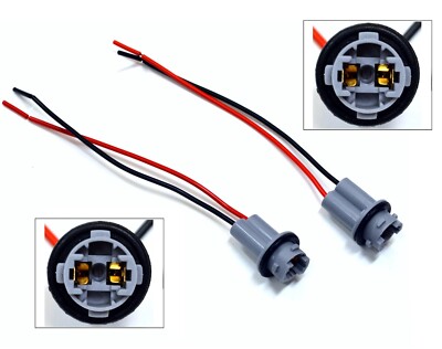 Universal Pigtail Wire Female Socket 912 T15 PGS High Mount Stop Brake Stop Lamp