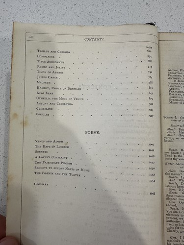 1881 Antique Macmillan Globe Edition The Works Of William Shakespeare Hard Cover - Bild 13 von 15