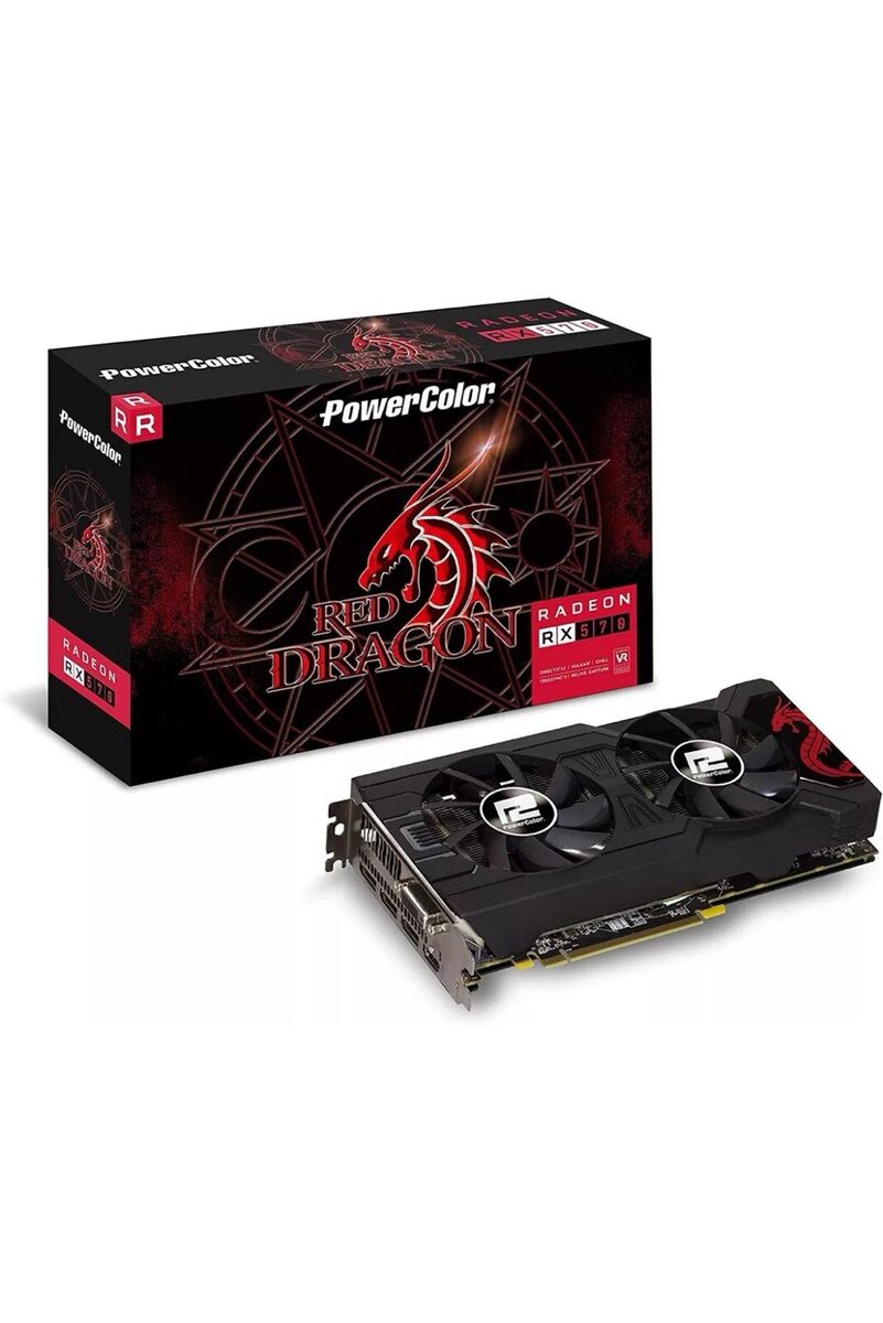 PowerColor AXRX 570 4GBD5-3DHD/OC Red Dragon Radeon Graphic PowerColor AXRX 570 4GBD5-3DHD/OC Red Dragon Radeon Graphic