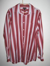 EXPRESS MEN'S LONG SLEEVE BUTTON FRONT SHIRT XL