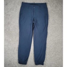 BYLT Premium Basics Men's Jogger Pants Lightweight Travel Casual Athletic Blue
