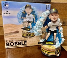 PAUL SKENES Pittsburgh Pirates Foco “BOYS OF SUMMER TIKI” Bobblehead RARE #1/225
