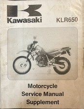 Kawasaki KLR650 / KL650-C1 Motorcycle Service Manual Supplement From 1994