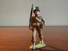 Vintage Manoil Dimestore M178 45/8 Marching Parade w/ M1 Rifle  Near Mint 