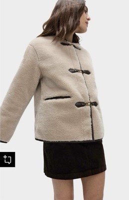 Übergangsjacke Damen Marks & Spencer Gr. S Neu mit Etikett Kunstfell Schlaufen