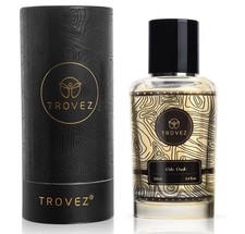 TROVEZ  Oud Wood 100ml Perfume Rich Wood Tone Perfume for Men Women Long-lasting