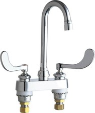 Chicago Faucets 895-317E2805-5ABCP Two Handle Centerset Sink Faucet
