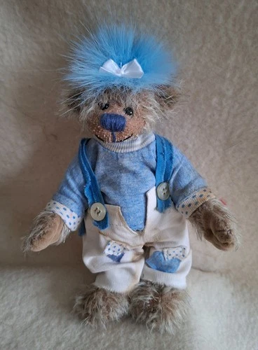 Steiff UNIKAT Artist Teddy Bear Lucy, Gelibären Mohair, 20 cm, 2022