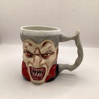 Sawely Vampire Face Character Mug Ceramic Dracula Novelty AP#509