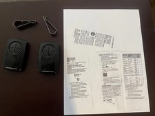 Chamberlain KLIK5U 2-Button Remote Black Universal  2 Remotes 