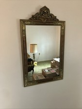 Vintage Beautiful Ornate Wood Framed Mirror D...