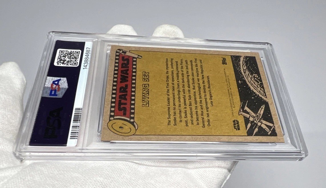 Star Wars Living Set 2019 Topps SUPREME LEADER SNOKE #59 PSA 10 GEM MINT! view 5