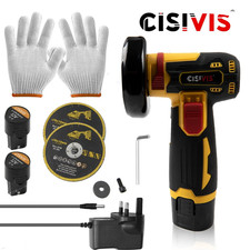 19500rpm 100mm Akku Flex Winkelschleifer Trennschleifer Schleifmaschine 12V DE