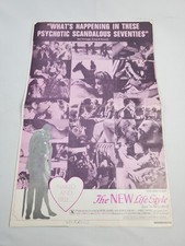 Rare 1970s Exploitation Movie Pressbook &ndash; Naked and Free: The New Life Style