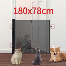 Retractable Baby Toddler Gate Folding Pet Dog Stair Gate Isolation - Used