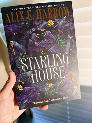 Starling House by Alix E. Harrow Paperback with Purple Sprayed Edges
