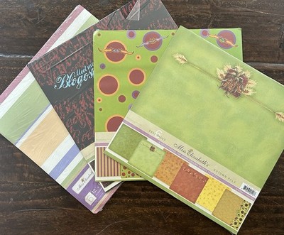 Miss Elizabeth's Scrapbooking Papers 6 per pack 12 x 12 Lot of 4 Packs Unused