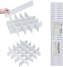 Plastic Drawer Dividers Adjustable Drawer Organizer Dividers Separator for
