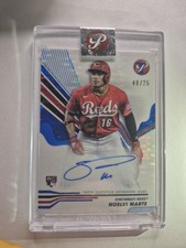 2024 Topps Pristine Noelvi Marte Auto #PA-NM Blue Pulsar Refractor /75 RC Rookie