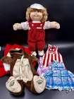Vintage 1986 Cabbage Patch Kids Blonde Corn Silk TLC Girl HM15 & Clothes
