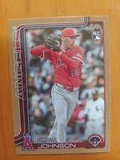 2025 Topps Update Series Ryan Johnson (RC) GOLD Rookie Baseball Card #US-121. rookie card picture