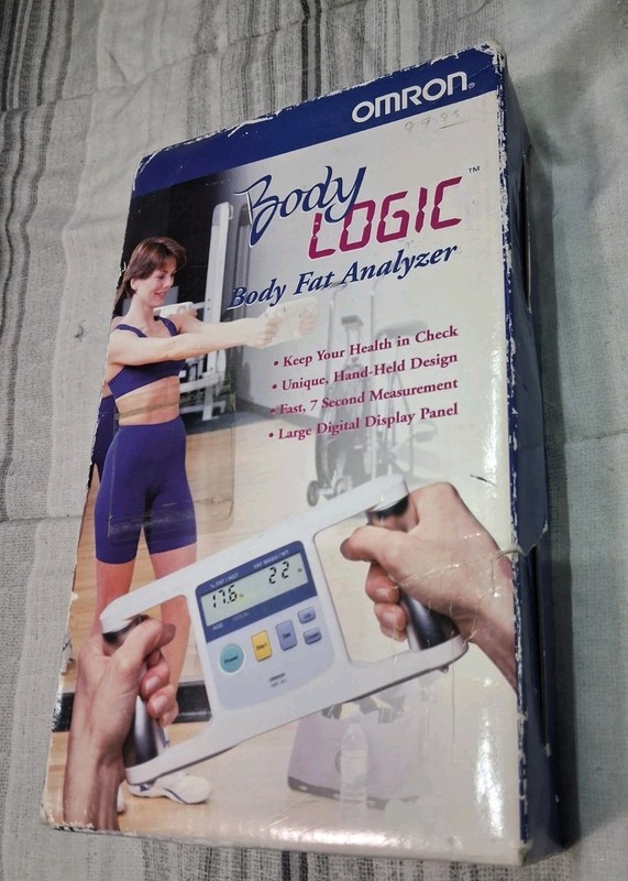 Omron HBF-301 Fat Loss Analyzer Body Logic Fat Fitness NOB READ SMOKE FREE HOME 