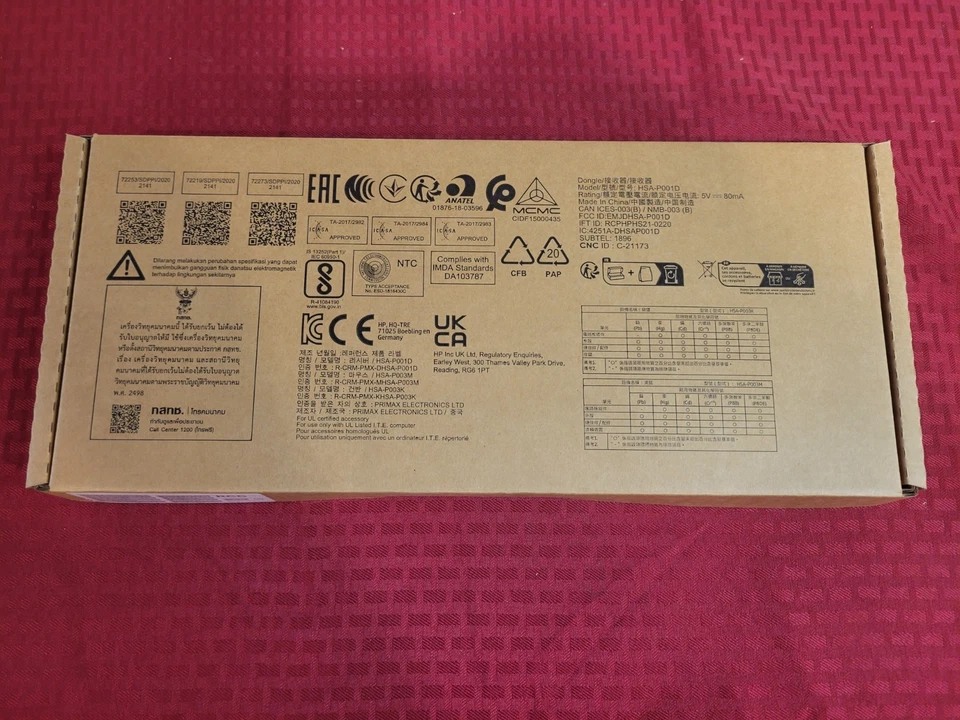 ¡¡NUEVO PRECINTADO!! Combo de ratón/KB inalámbrico HP 710 M55011-001 M54697-001 M54847-001 Foto 4 de 4