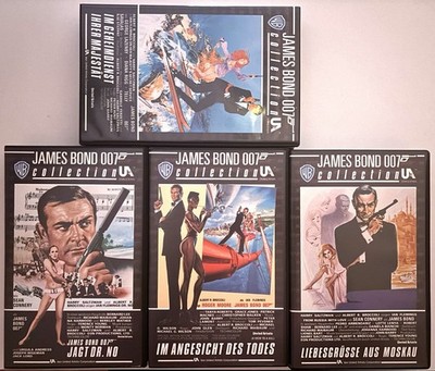 James Bond 007 Collection- Jagt Dr. No / 1962 und 3 weitere VHS ; TOP Zustand !!